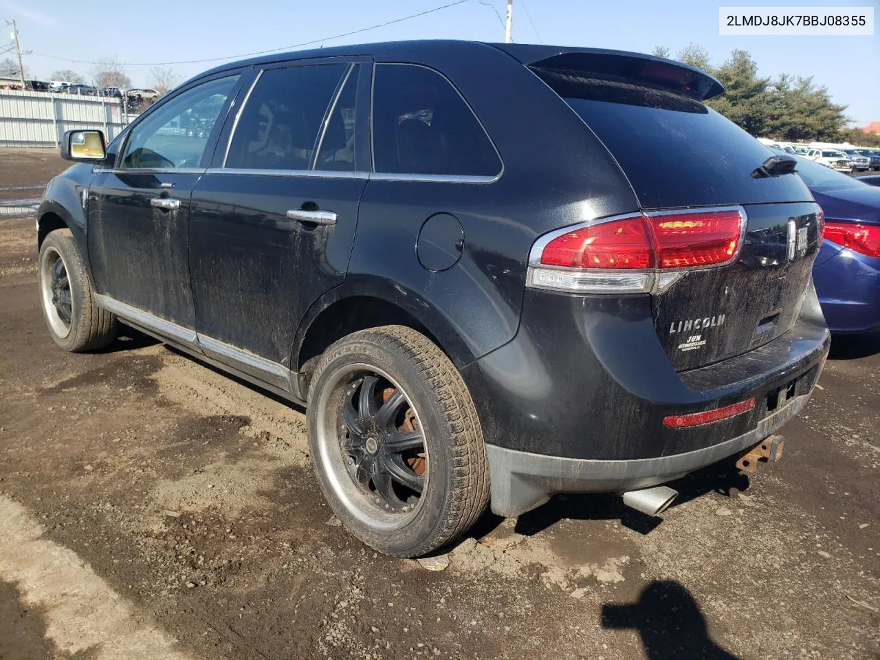 2011 Lincoln Mkx VIN: 2LMDJ8JK7BBJ08355 Lot: 44176284