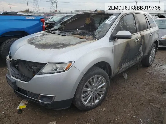 2LMDJ8JK8BBJ19736 2011 Lincoln Mkx