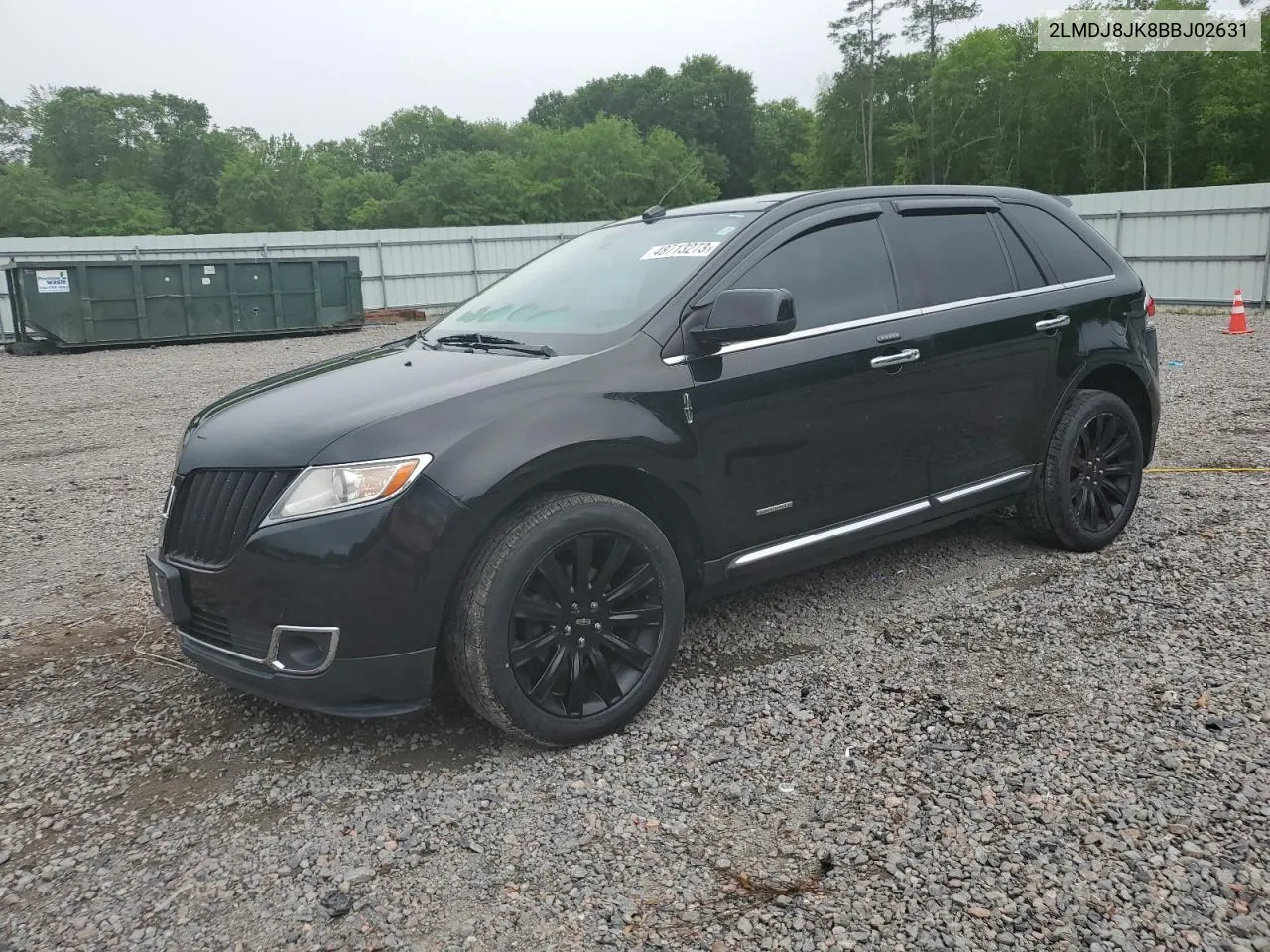 2011 Lincoln Mkx VIN: 2LMDJ8JK8BBJ02631 Lot: 48713273