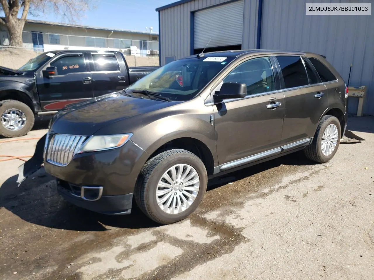 2011 Lincoln Mkx VIN: 2LMDJ8JK7BBJ01003 Lot: 51018014