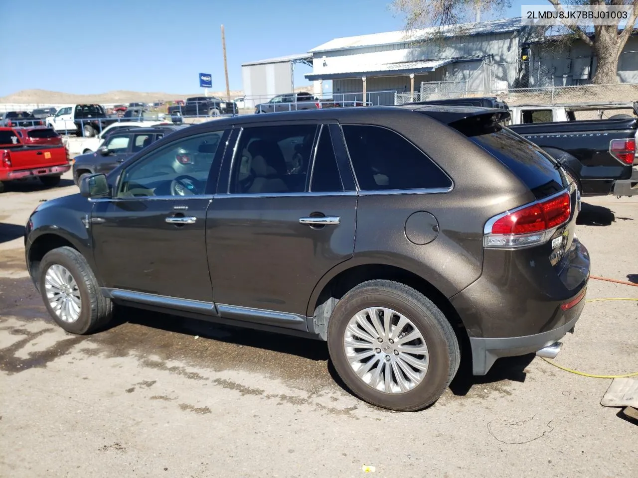 2011 Lincoln Mkx VIN: 2LMDJ8JK7BBJ01003 Lot: 51018014