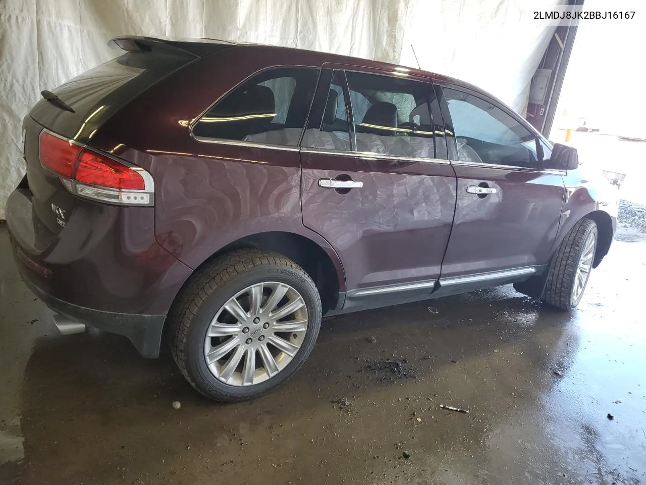 2011 Lincoln Mkx VIN: 2LMDJ8JK2BBJ16167 Lot: 51365934