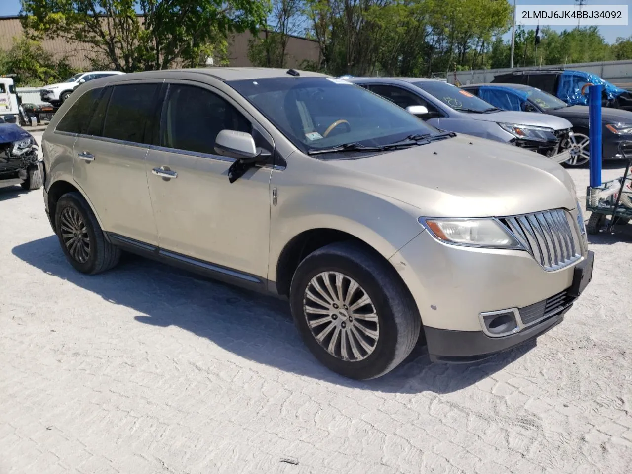 2LMDJ6JK4BBJ34092 2011 Lincoln Mkx