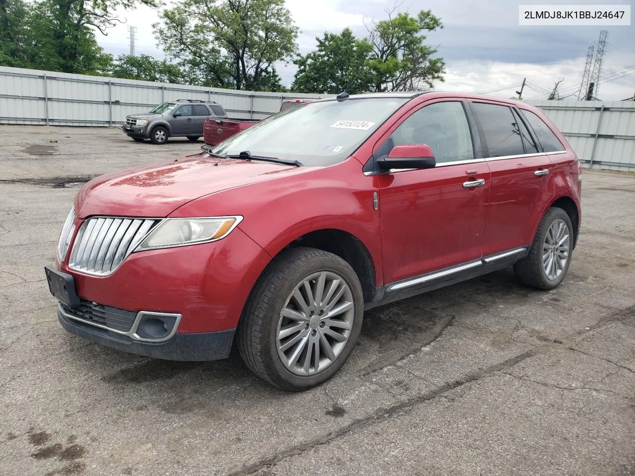 2LMDJ8JK1BBJ24647 2011 Lincoln Mkx