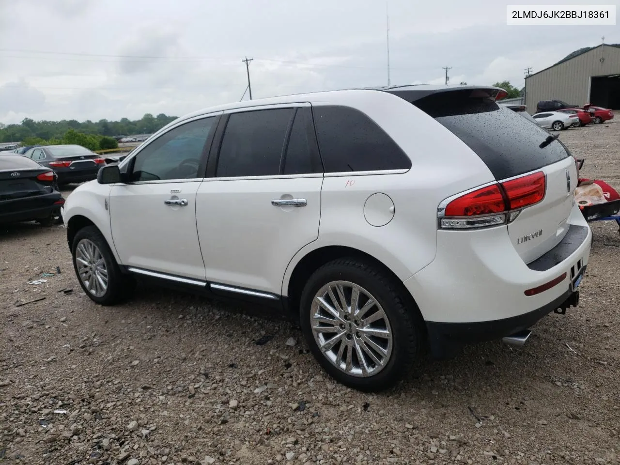 2LMDJ6JK2BBJ18361 2011 Lincoln Mkx