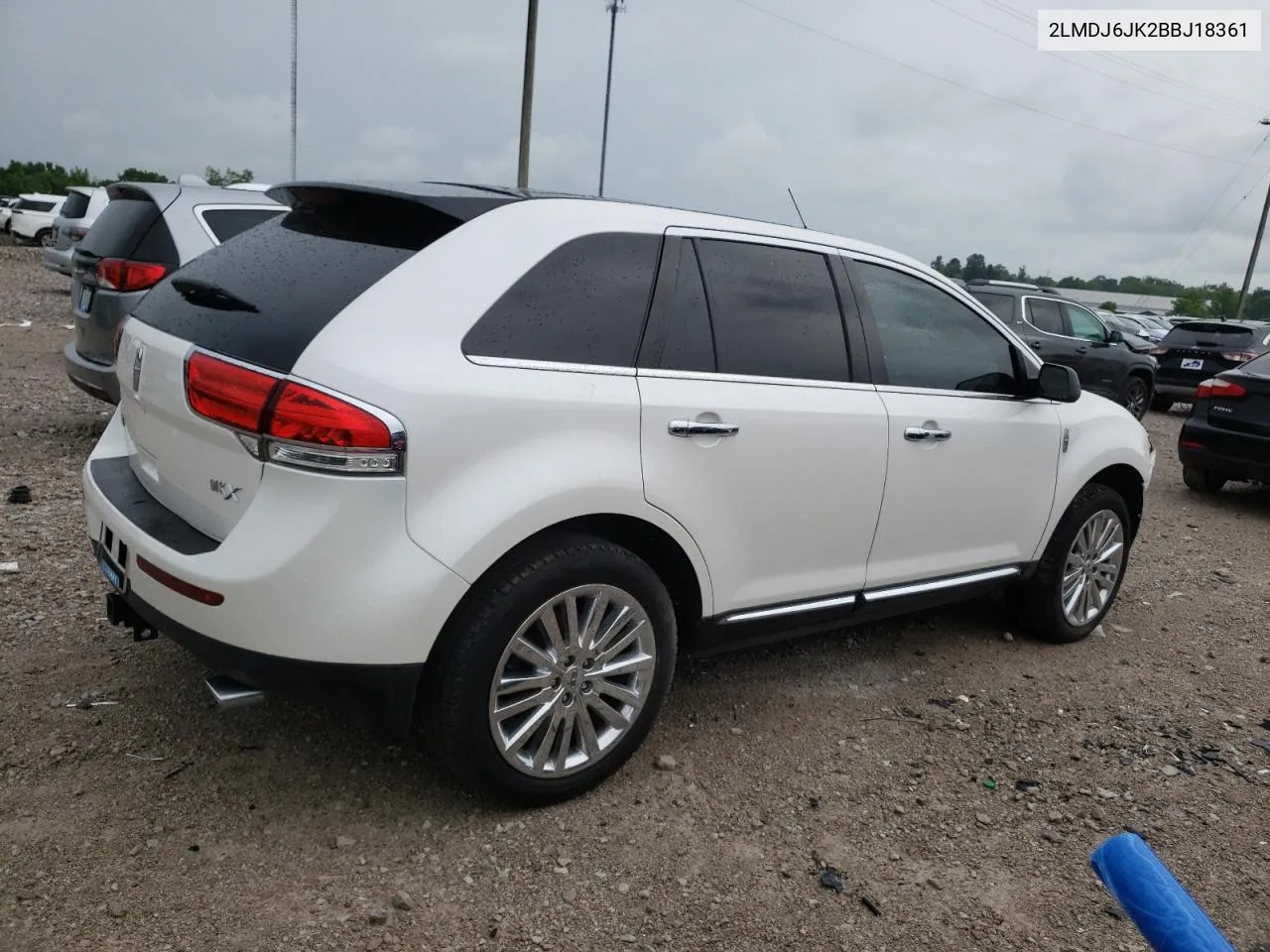 2LMDJ6JK2BBJ18361 2011 Lincoln Mkx