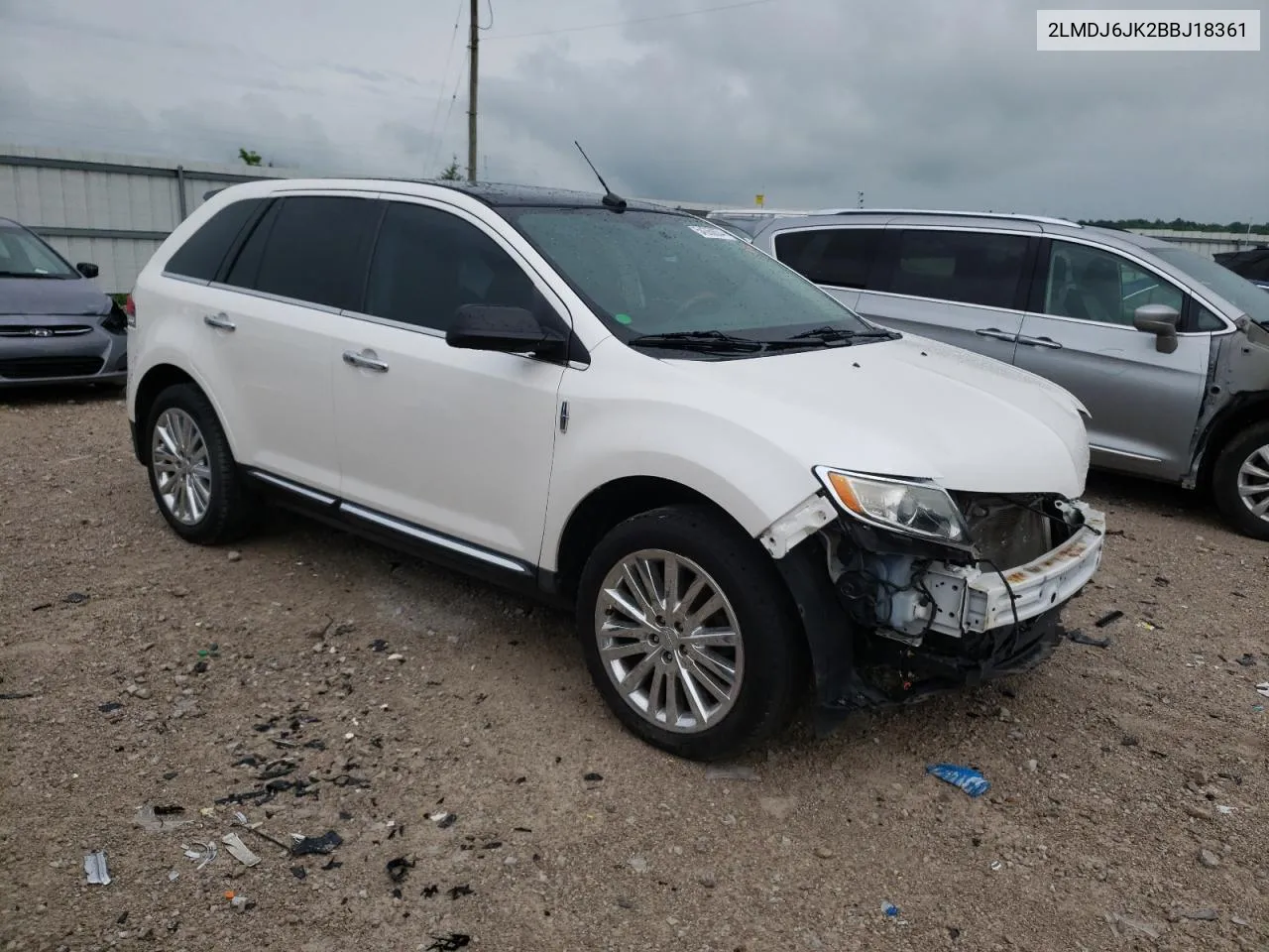 2011 Lincoln Mkx VIN: 2LMDJ6JK2BBJ18361 Lot: 54360634