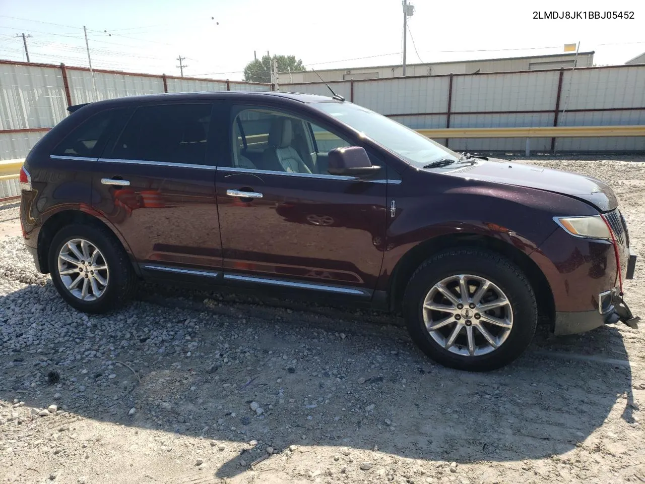 2011 Lincoln Mkx VIN: 2LMDJ8JK1BBJ05452 Lot: 54698994