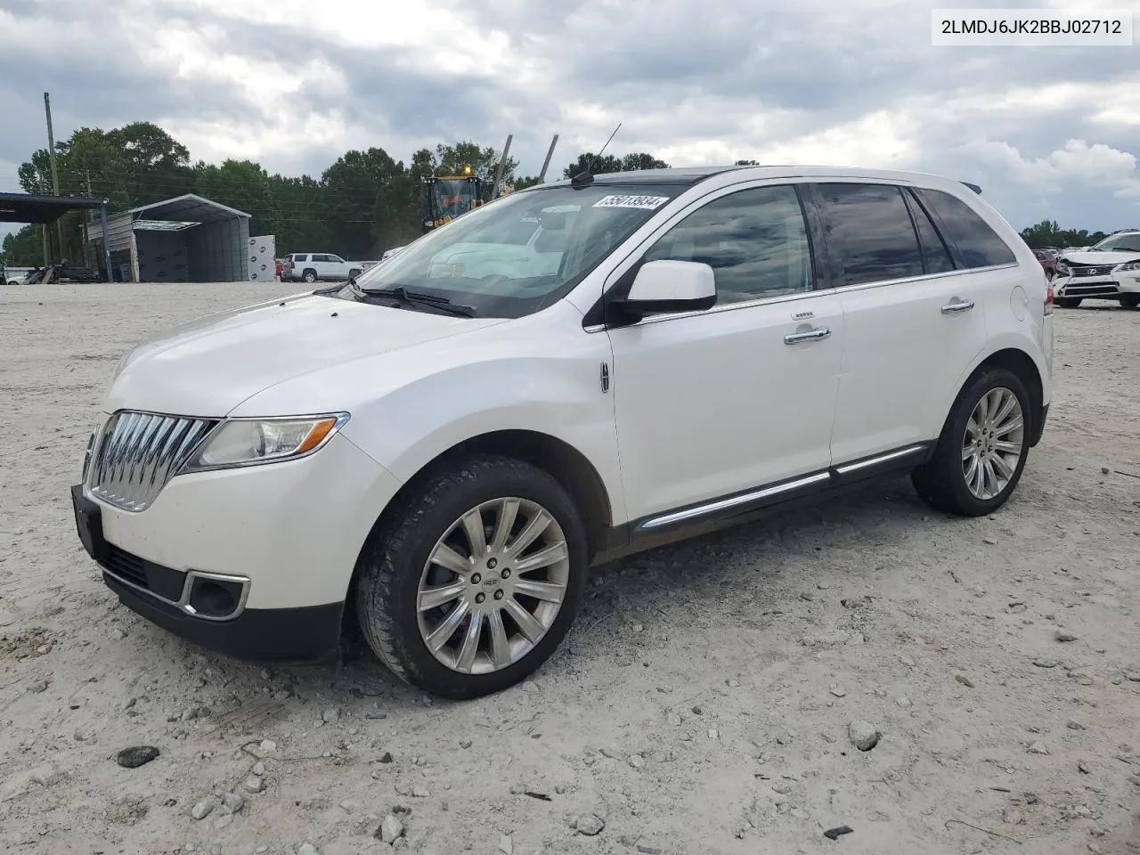 2011 Lincoln Mkx VIN: 2LMDJ6JK2BBJ02712 Lot: 55013934