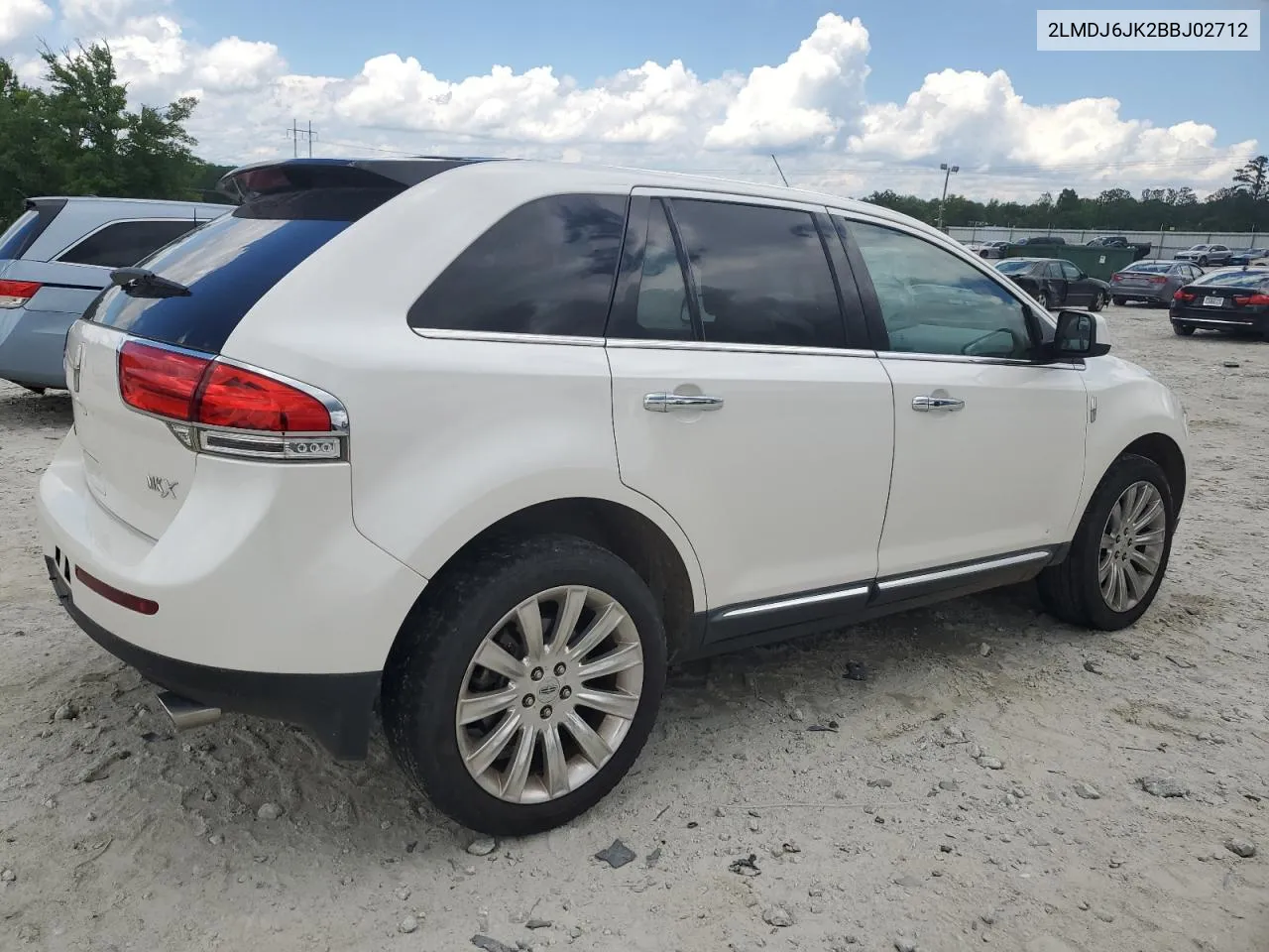 2011 Lincoln Mkx VIN: 2LMDJ6JK2BBJ02712 Lot: 55013934