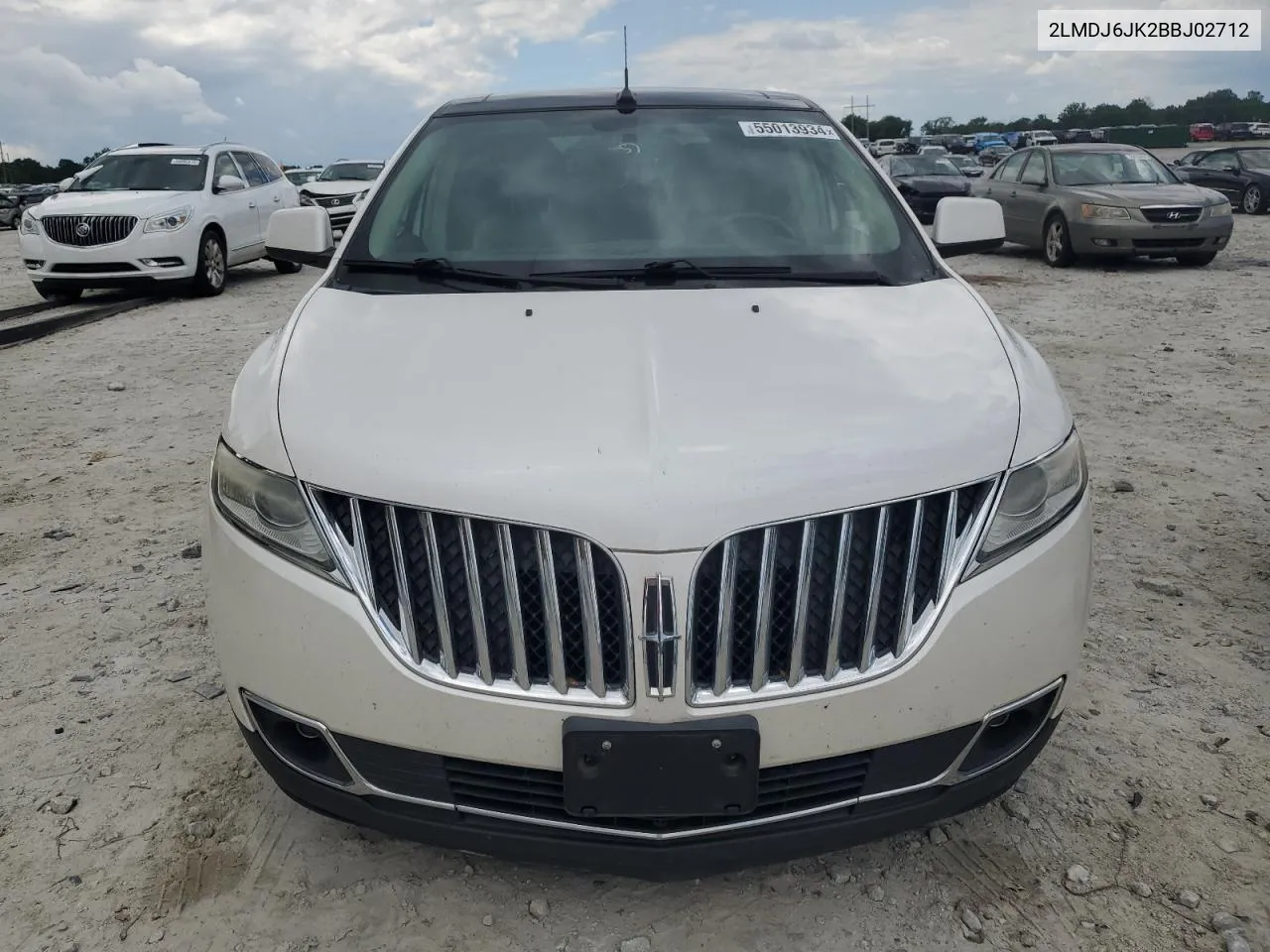 2011 Lincoln Mkx VIN: 2LMDJ6JK2BBJ02712 Lot: 55013934