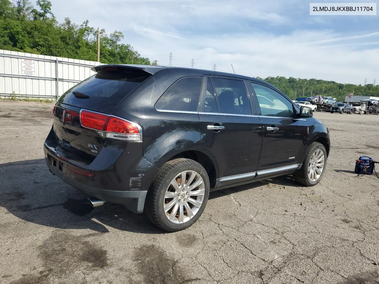 2011 Lincoln Mkx VIN: 2LMDJ8JKXBBJ11704 Lot: 55223764