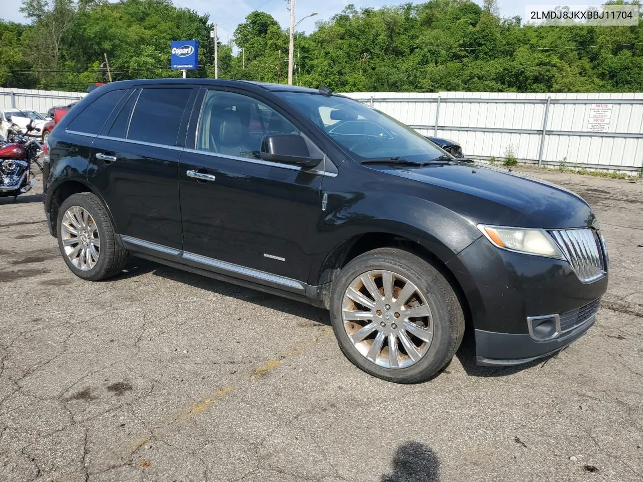 2011 Lincoln Mkx VIN: 2LMDJ8JKXBBJ11704 Lot: 55223764