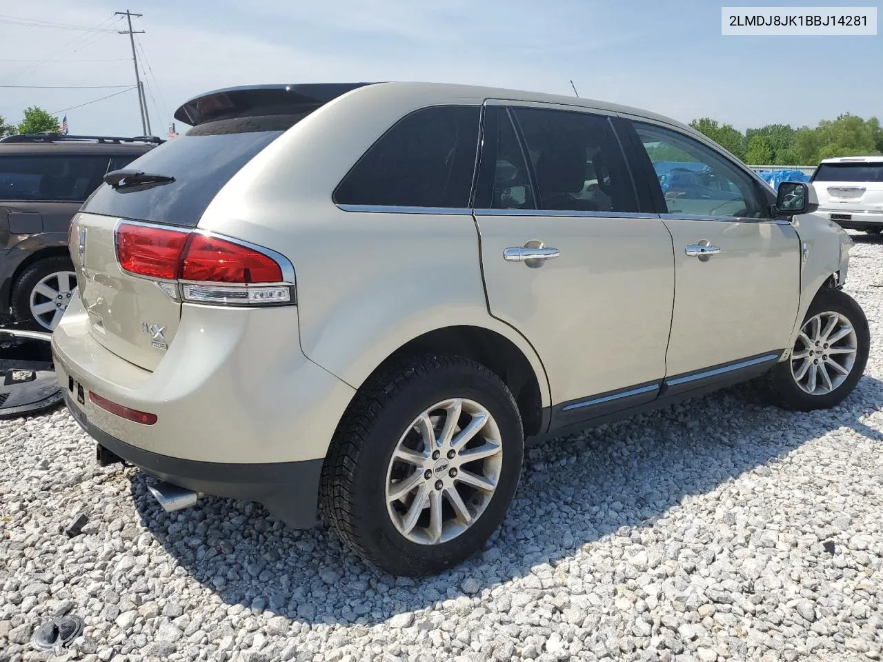 2011 Lincoln Mkx VIN: 2LMDJ8JK1BBJ14281 Lot: 55381754