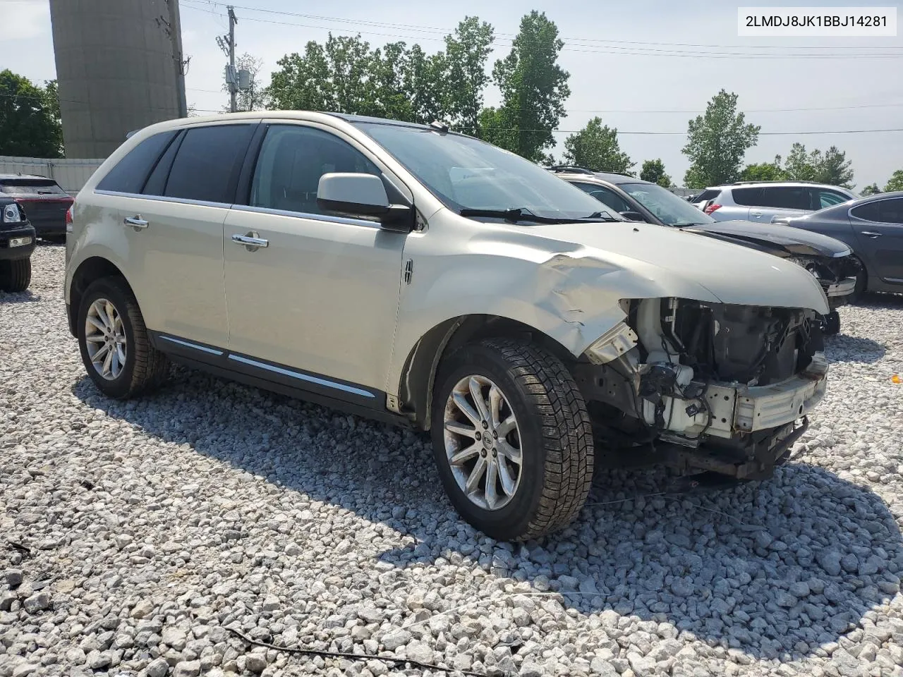 2011 Lincoln Mkx VIN: 2LMDJ8JK1BBJ14281 Lot: 55381754