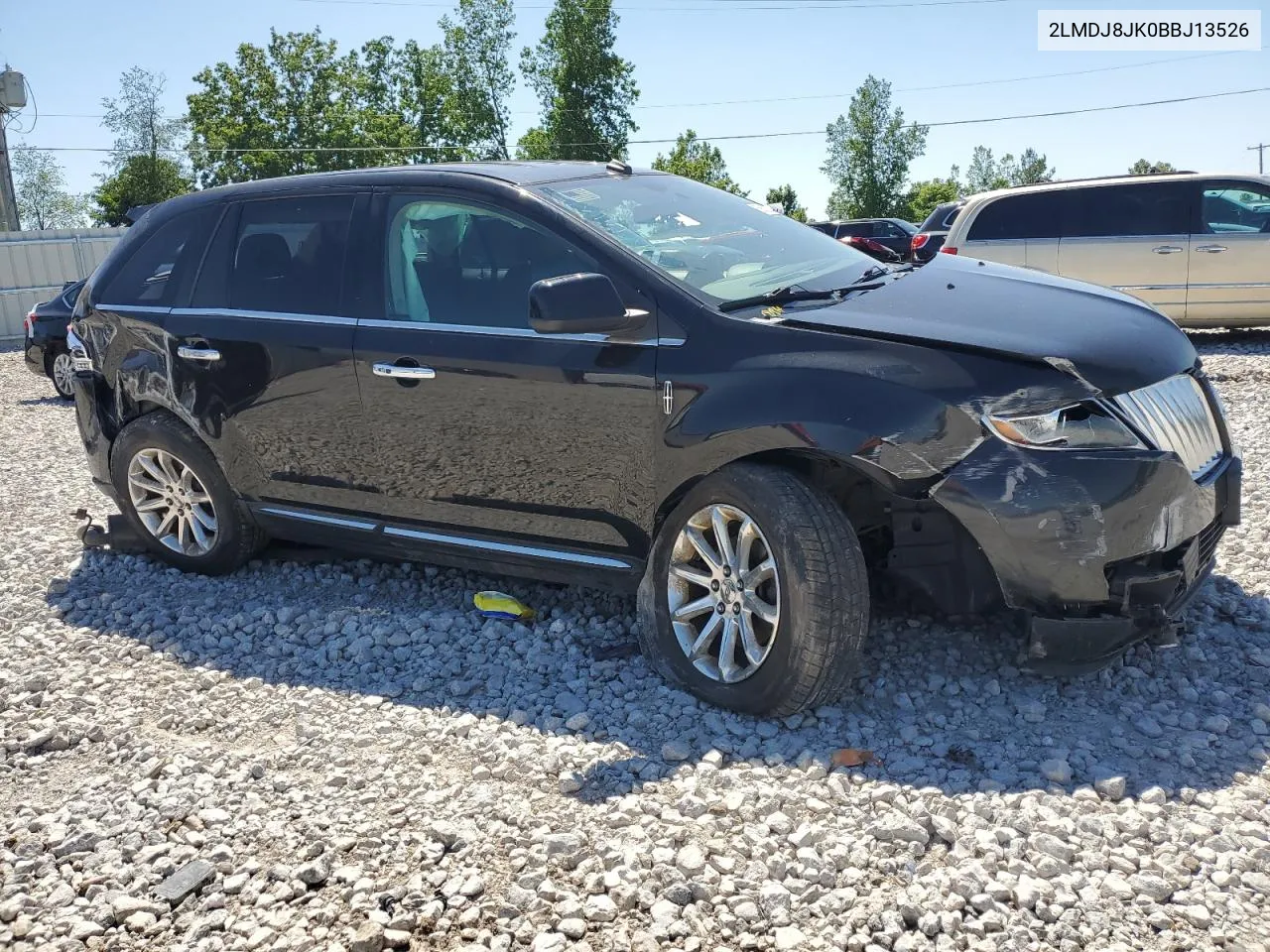 2011 Lincoln Mkx VIN: 2LMDJ8JK0BBJ13526 Lot: 55682684