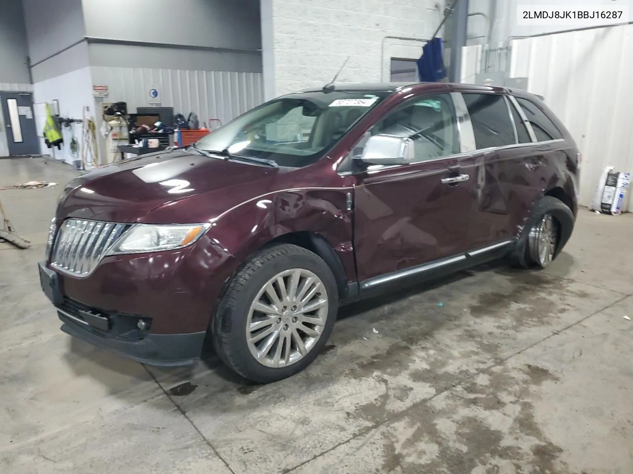 2LMDJ8JK1BBJ16287 2011 Lincoln Mkx