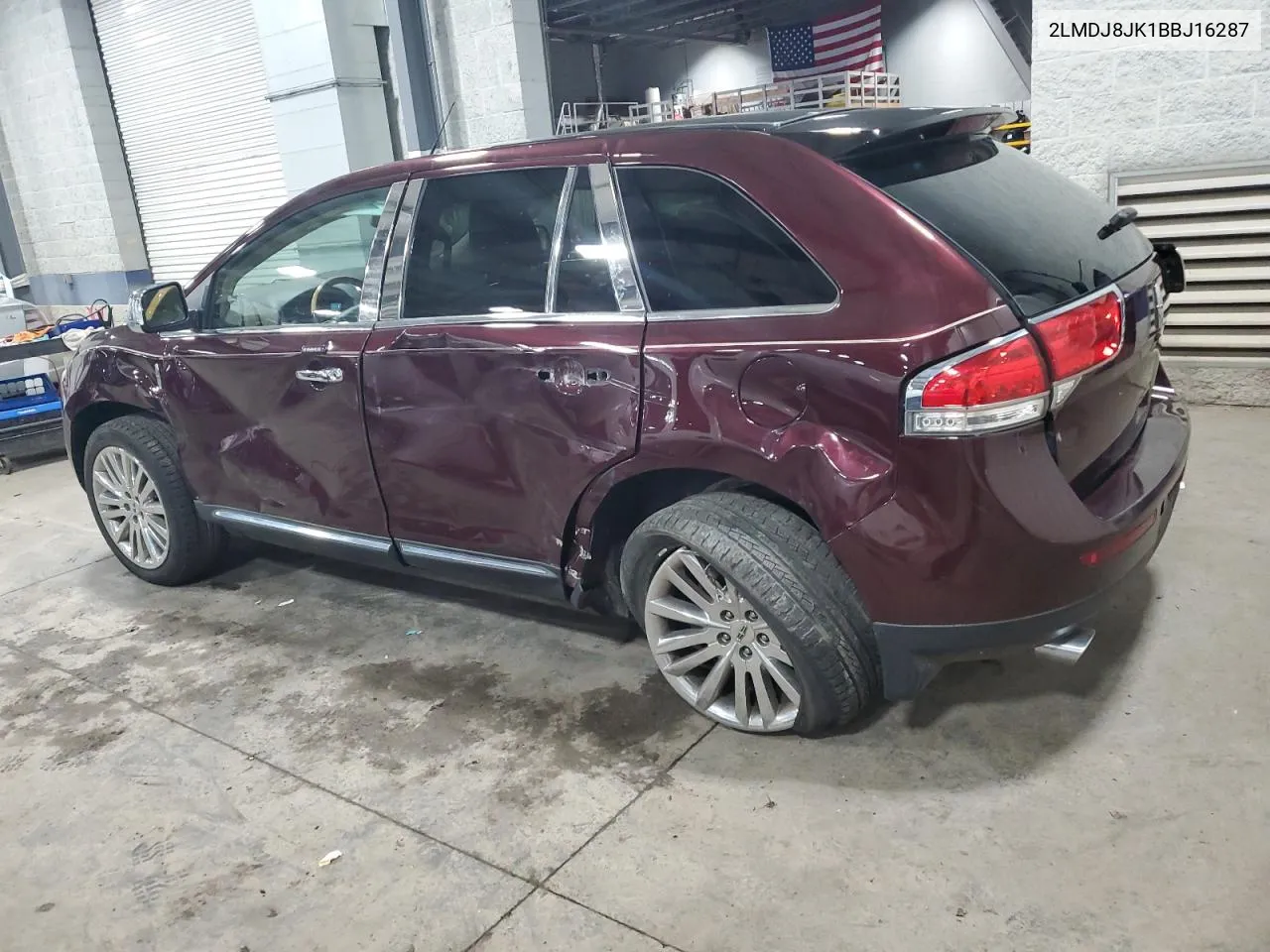 2LMDJ8JK1BBJ16287 2011 Lincoln Mkx