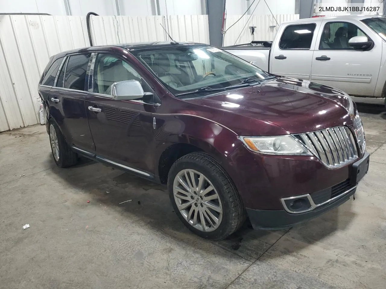 2011 Lincoln Mkx VIN: 2LMDJ8JK1BBJ16287 Lot: 55737364