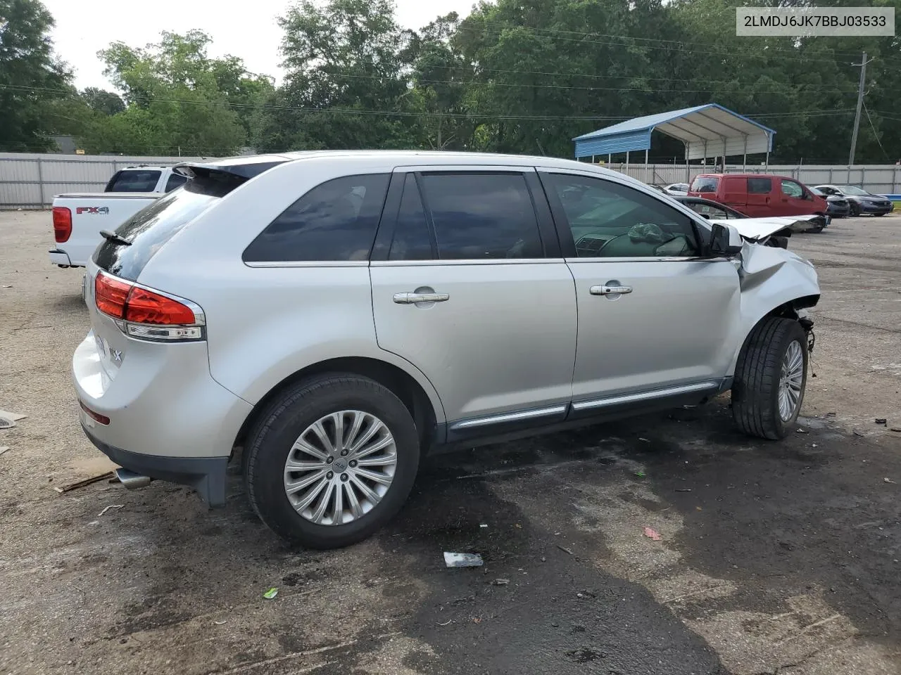 2011 Lincoln Mkx VIN: 2LMDJ6JK7BBJ03533 Lot: 55999724