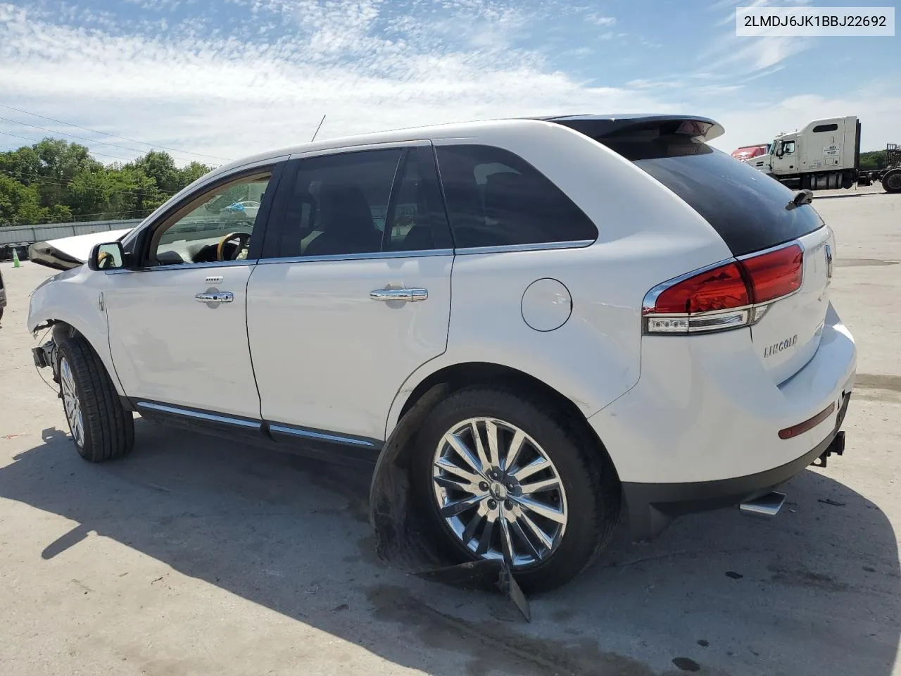 2011 Lincoln Mkx VIN: 2LMDJ6JK1BBJ22692 Lot: 56717494