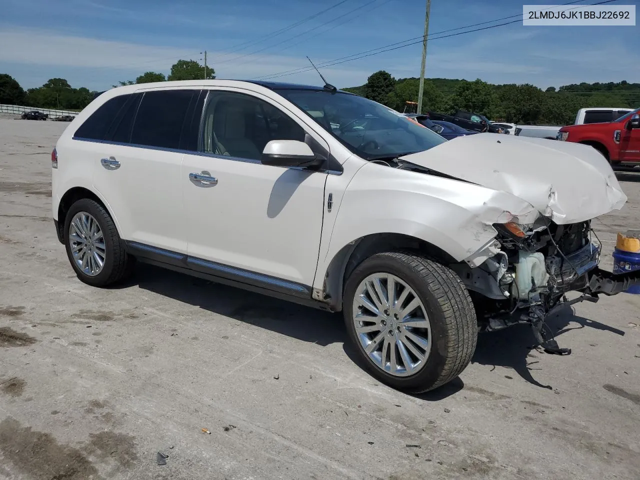 2011 Lincoln Mkx VIN: 2LMDJ6JK1BBJ22692 Lot: 56717494