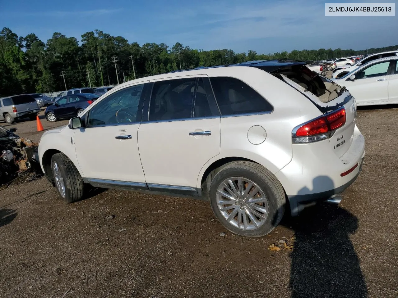 2011 Lincoln Mkx VIN: 2LMDJ6JK4BBJ25618 Lot: 56718964