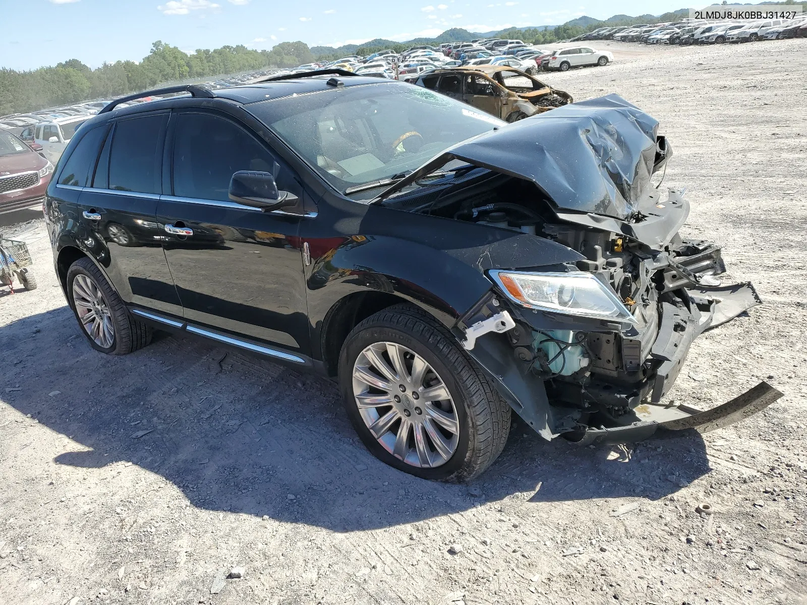 2011 Lincoln Mkx VIN: 2LMDJ8JK0BBJ31427 Lot: 56954764