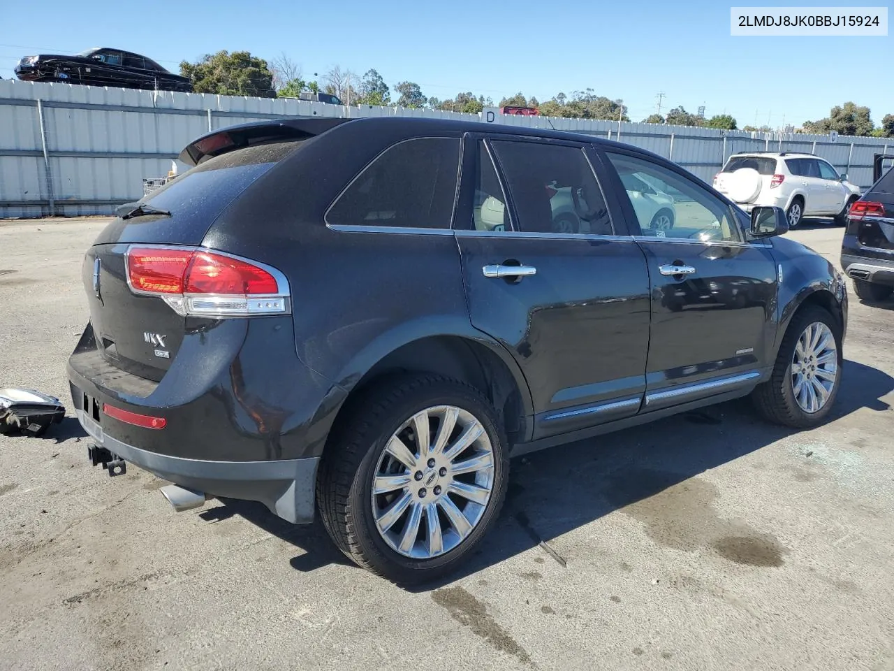 2011 Lincoln Mkx VIN: 2LMDJ8JK0BBJ15924 Lot: 57526024