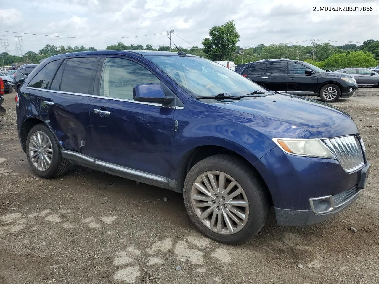 2011 Lincoln Mkx VIN: 2LMDJ6JK2BBJ17856 Lot: 57835604