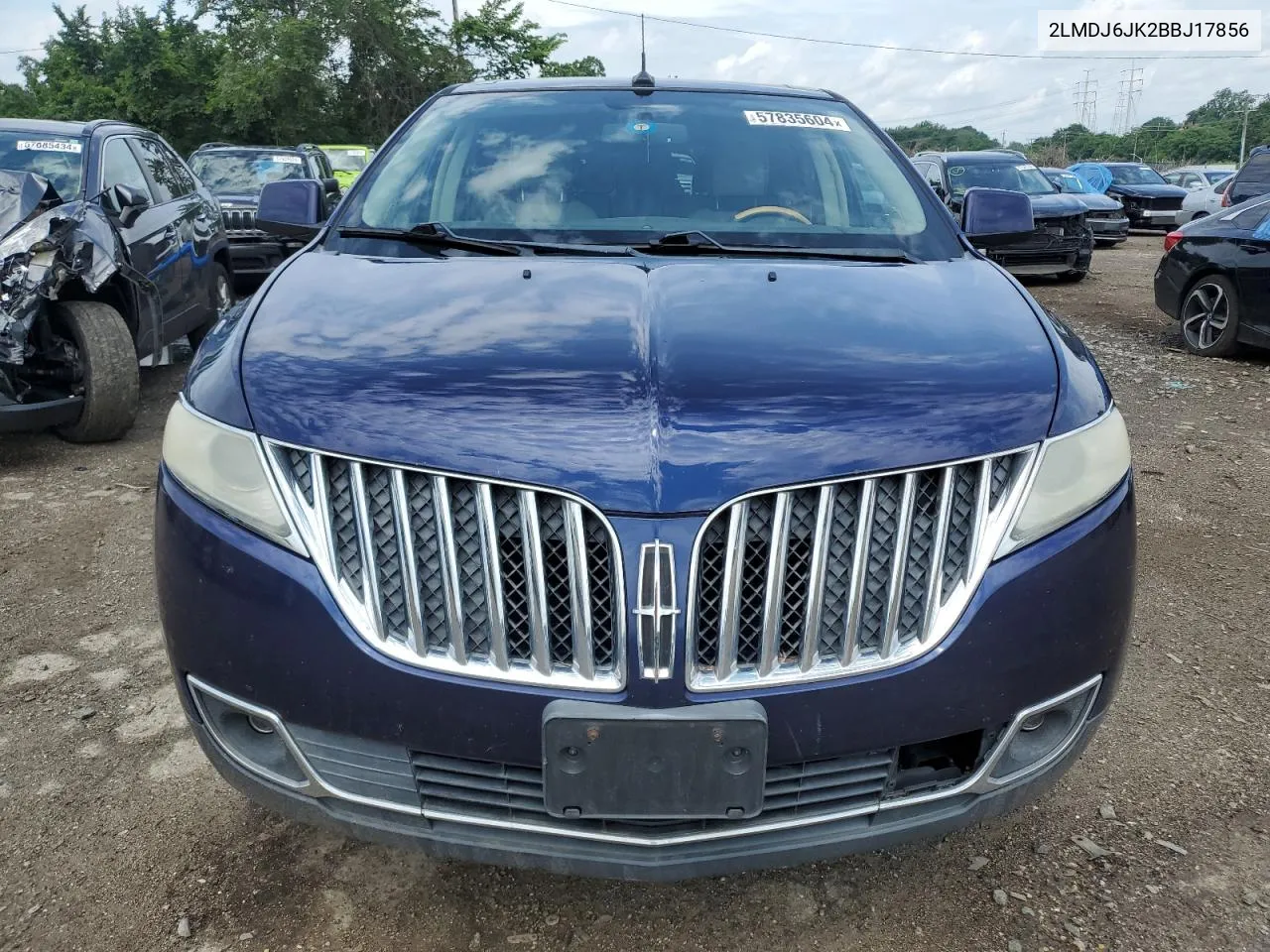 2LMDJ6JK2BBJ17856 2011 Lincoln Mkx