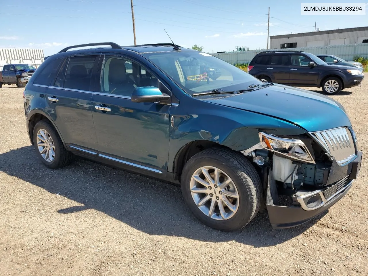 2011 Lincoln Mkx VIN: 2LMDJ8JK6BBJ33294 Lot: 57958174