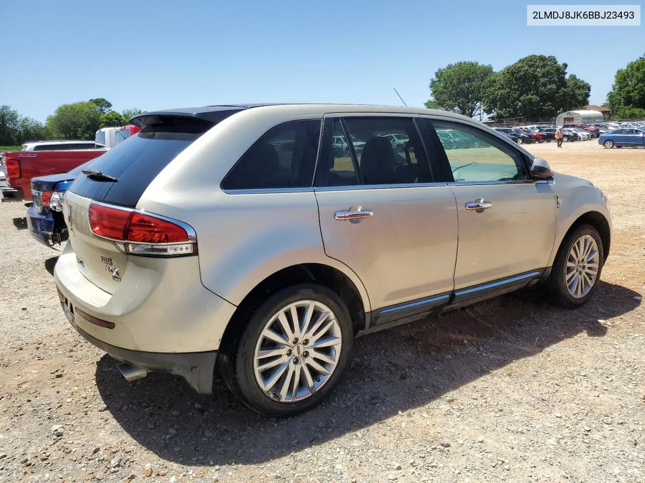 2011 Lincoln Mkx VIN: 2LMDJ8JK6BBJ23493 Lot: 58179254