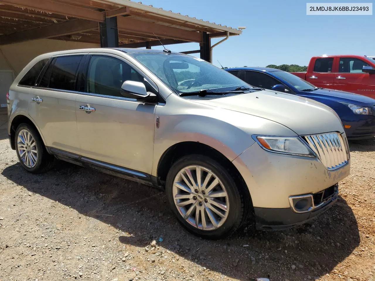 2011 Lincoln Mkx VIN: 2LMDJ8JK6BBJ23493 Lot: 58179254