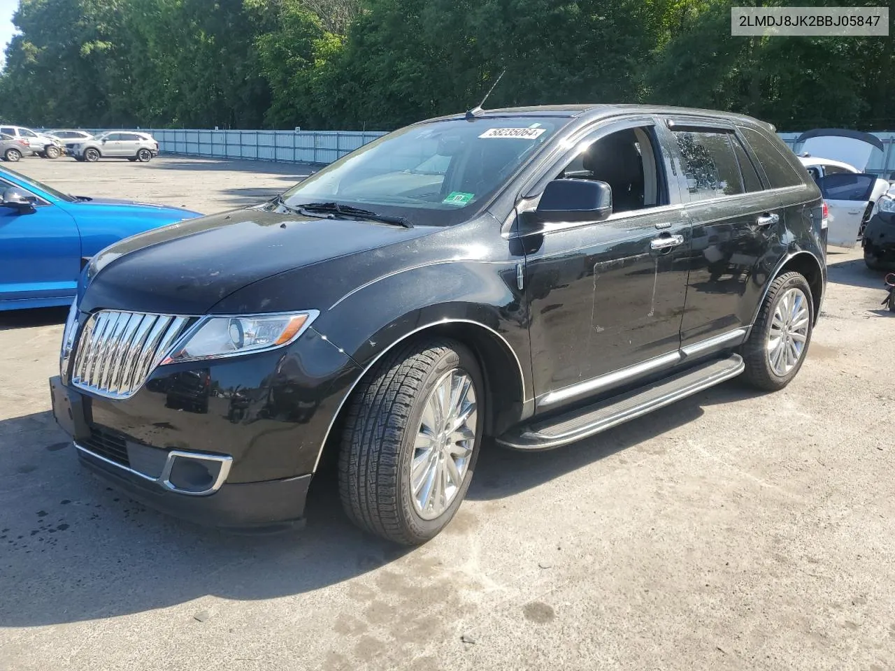 2011 Lincoln Mkx VIN: 2LMDJ8JK2BBJ05847 Lot: 58235064