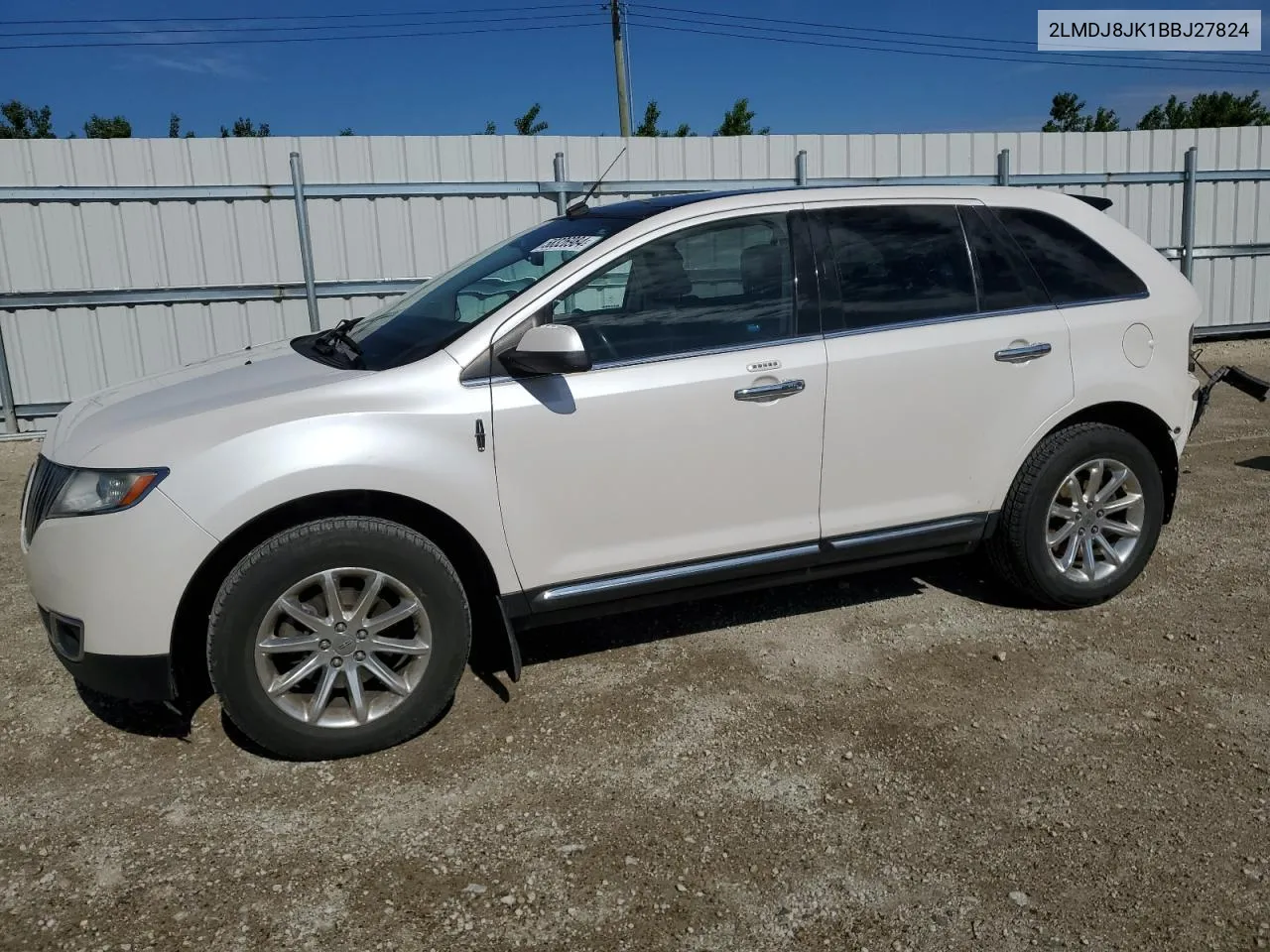 2011 Lincoln Mkx VIN: 2LMDJ8JK1BBJ27824 Lot: 58326984