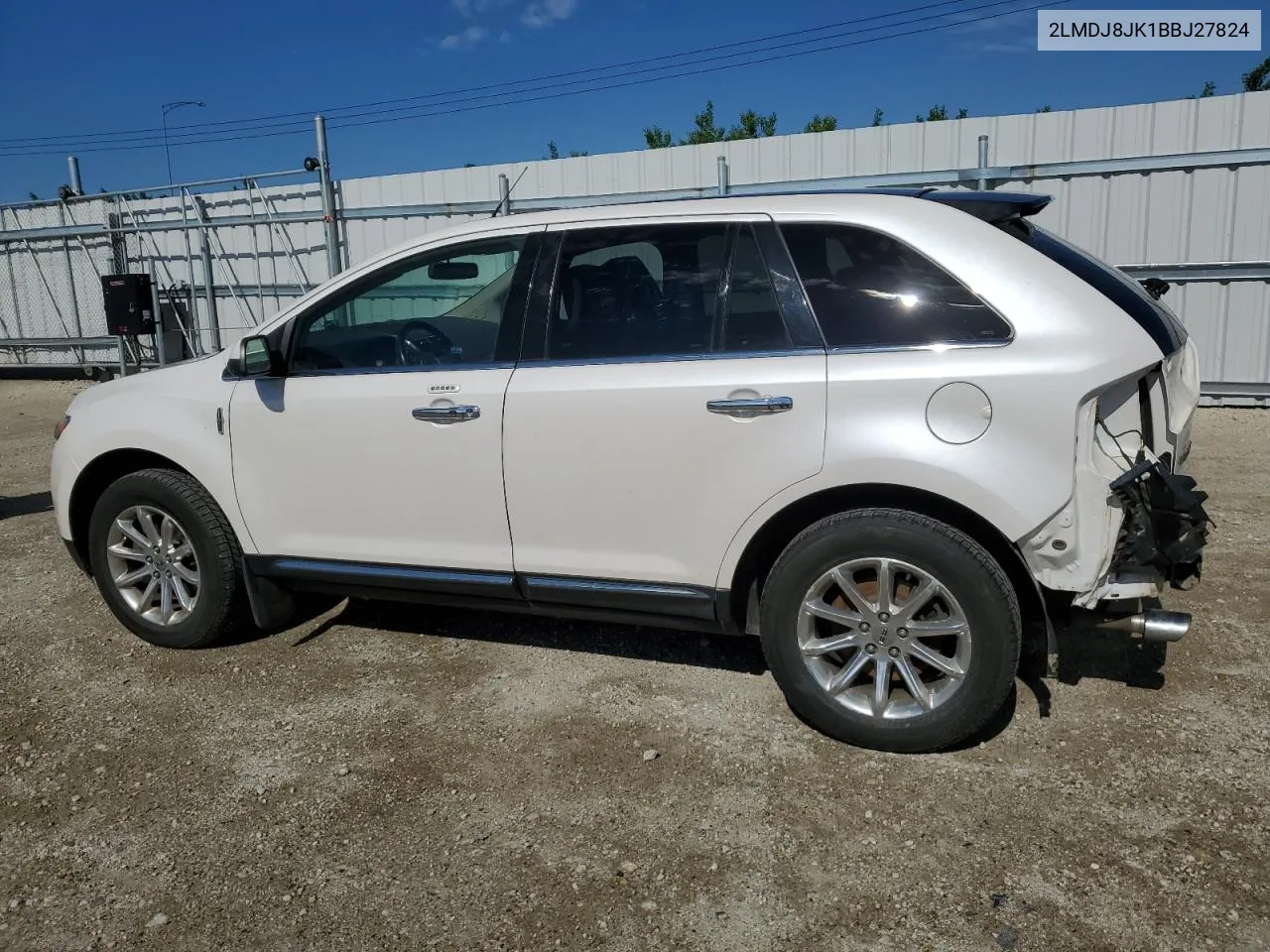 2011 Lincoln Mkx VIN: 2LMDJ8JK1BBJ27824 Lot: 58326984