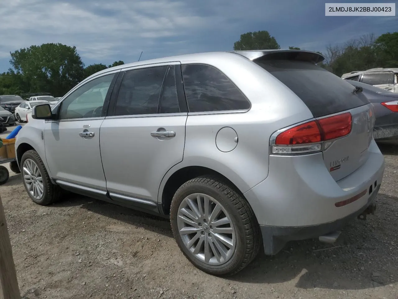 2011 Lincoln Mkx VIN: 2LMDJ8JK2BBJ00423 Lot: 58581144