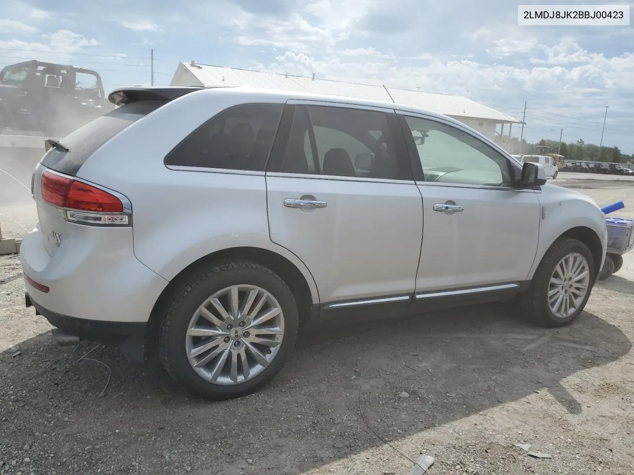 2011 Lincoln Mkx VIN: 2LMDJ8JK2BBJ00423 Lot: 58581144