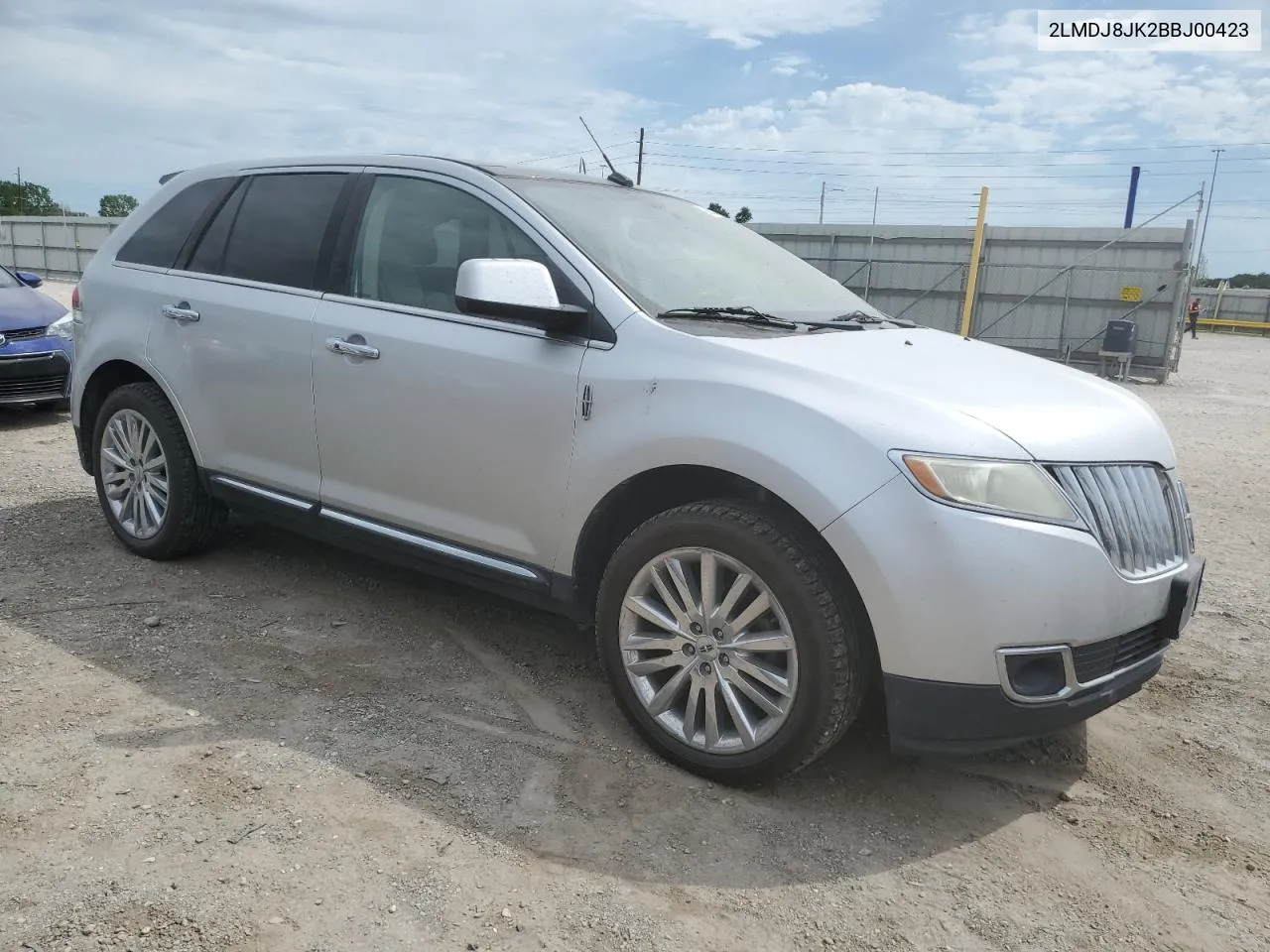 2011 Lincoln Mkx VIN: 2LMDJ8JK2BBJ00423 Lot: 58581144