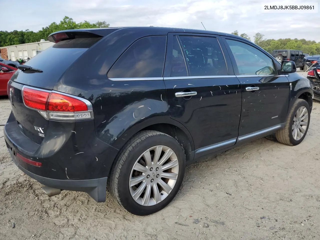 2011 Lincoln Mkx VIN: 2LMDJ8JK5BBJ09861 Lot: 58626254