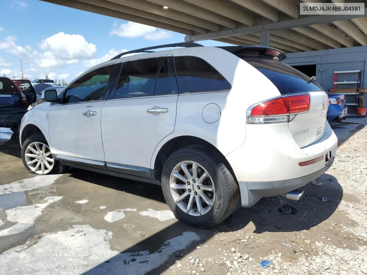 2011 Lincoln Mkx VIN: 2LMDJ6JK4BBJ04381 Lot: 58691244