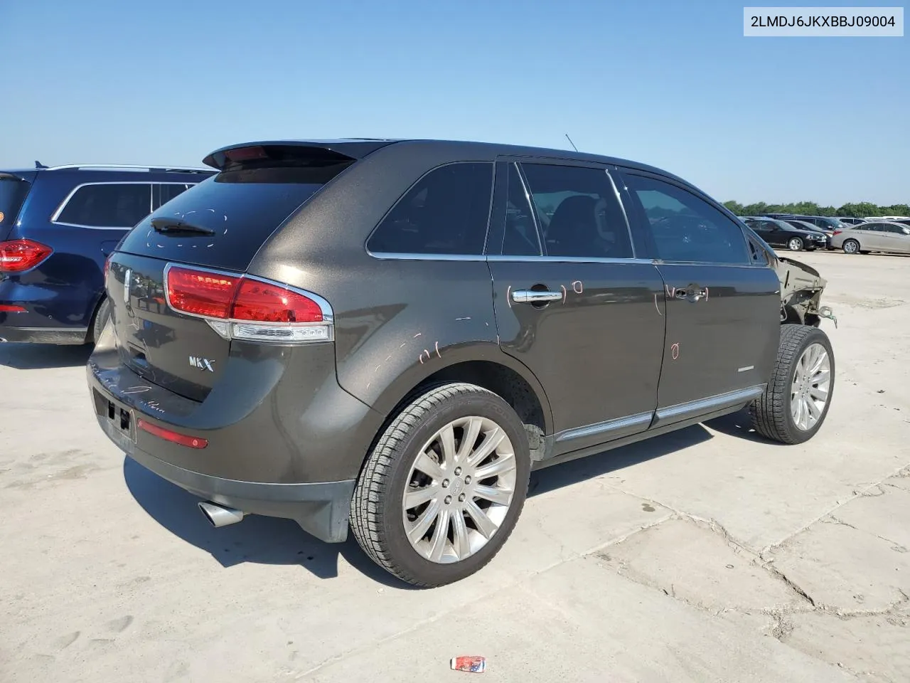 2011 Lincoln Mkx VIN: 2LMDJ6JKXBBJ09004 Lot: 59398434