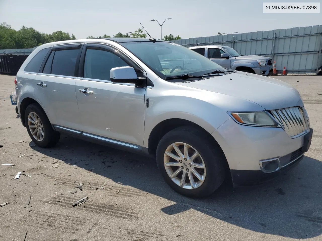 2011 Lincoln Mkx VIN: 2LMDJ8JK9BBJ07398 Lot: 59522874