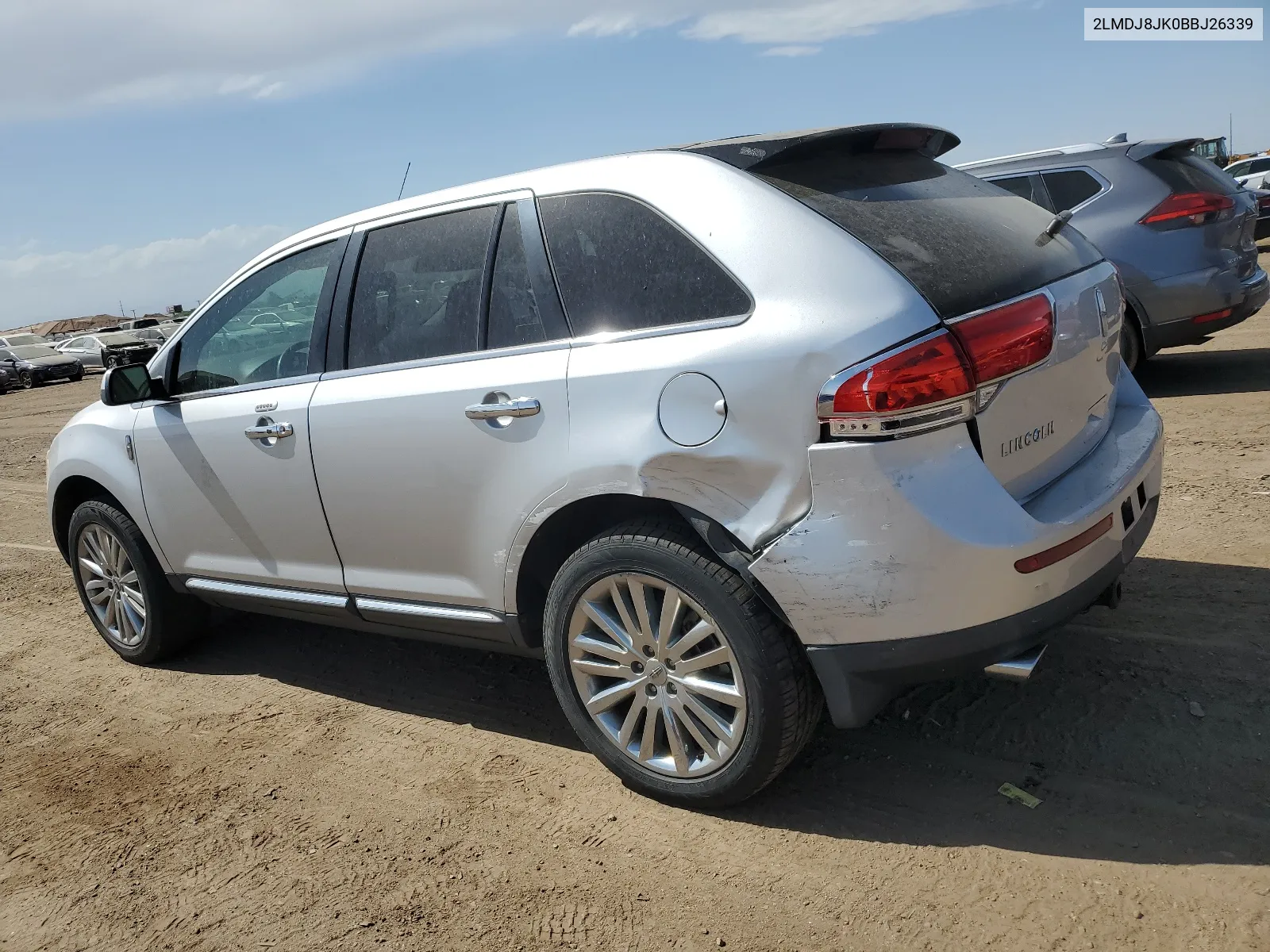 2011 Lincoln Mkx VIN: 2LMDJ8JK0BBJ26339 Lot: 59706104