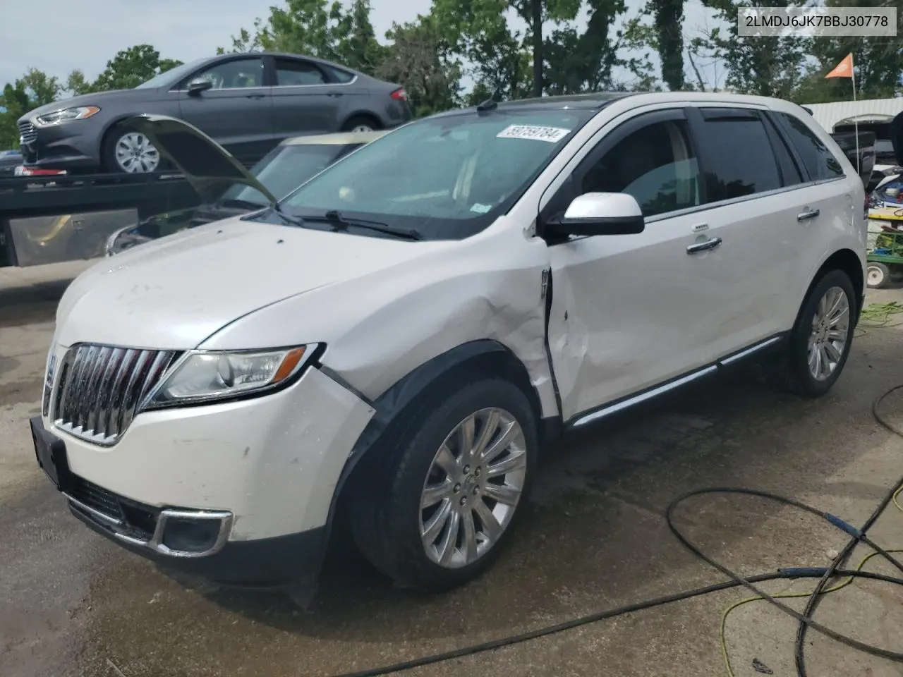 2011 Lincoln Mkx VIN: 2LMDJ6JK7BBJ30778 Lot: 59759784