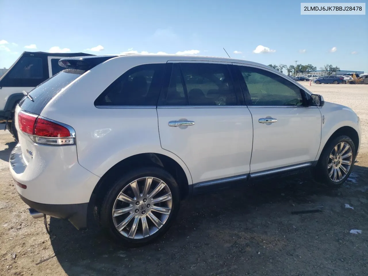 2011 Lincoln Mkx VIN: 2LMDJ6JK7BBJ28478 Lot: 59869394