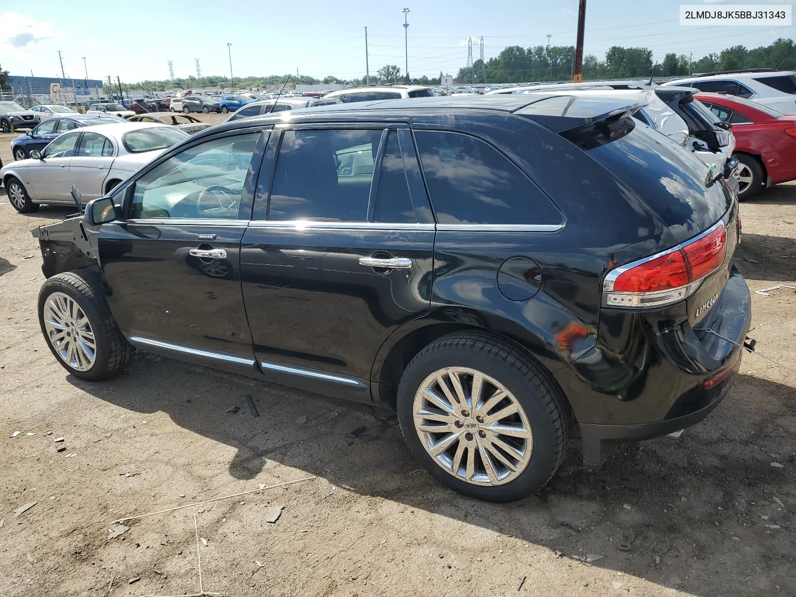 2011 Lincoln Mkx VIN: 2LMDJ8JK5BBJ31343 Lot: 59979914