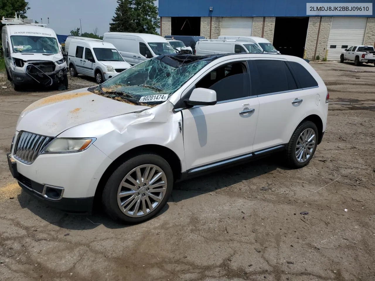 2LMDJ8JK2BBJ09610 2011 Lincoln Mkx