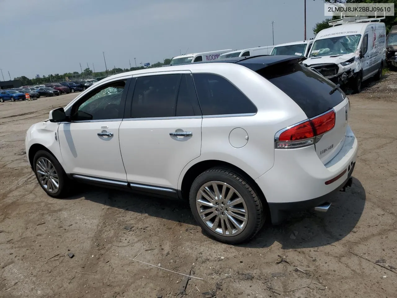 2011 Lincoln Mkx VIN: 2LMDJ8JK2BBJ09610 Lot: 60201474